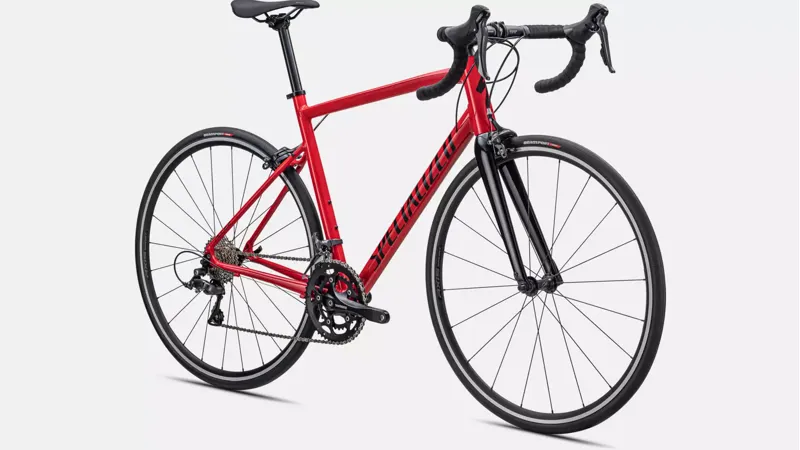Specialized Allez Road Bike 2022 in Gloss Flo Red-1
